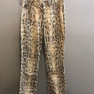 Guess snakeprint pants